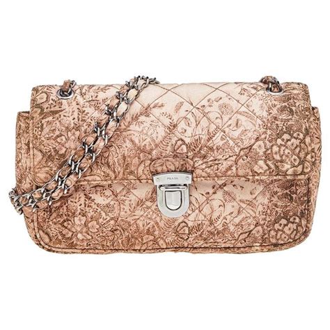 prada embellised flower bag|prada quilted bags.